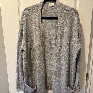Caslon- Gray- Open Front Cardigan- Size Large